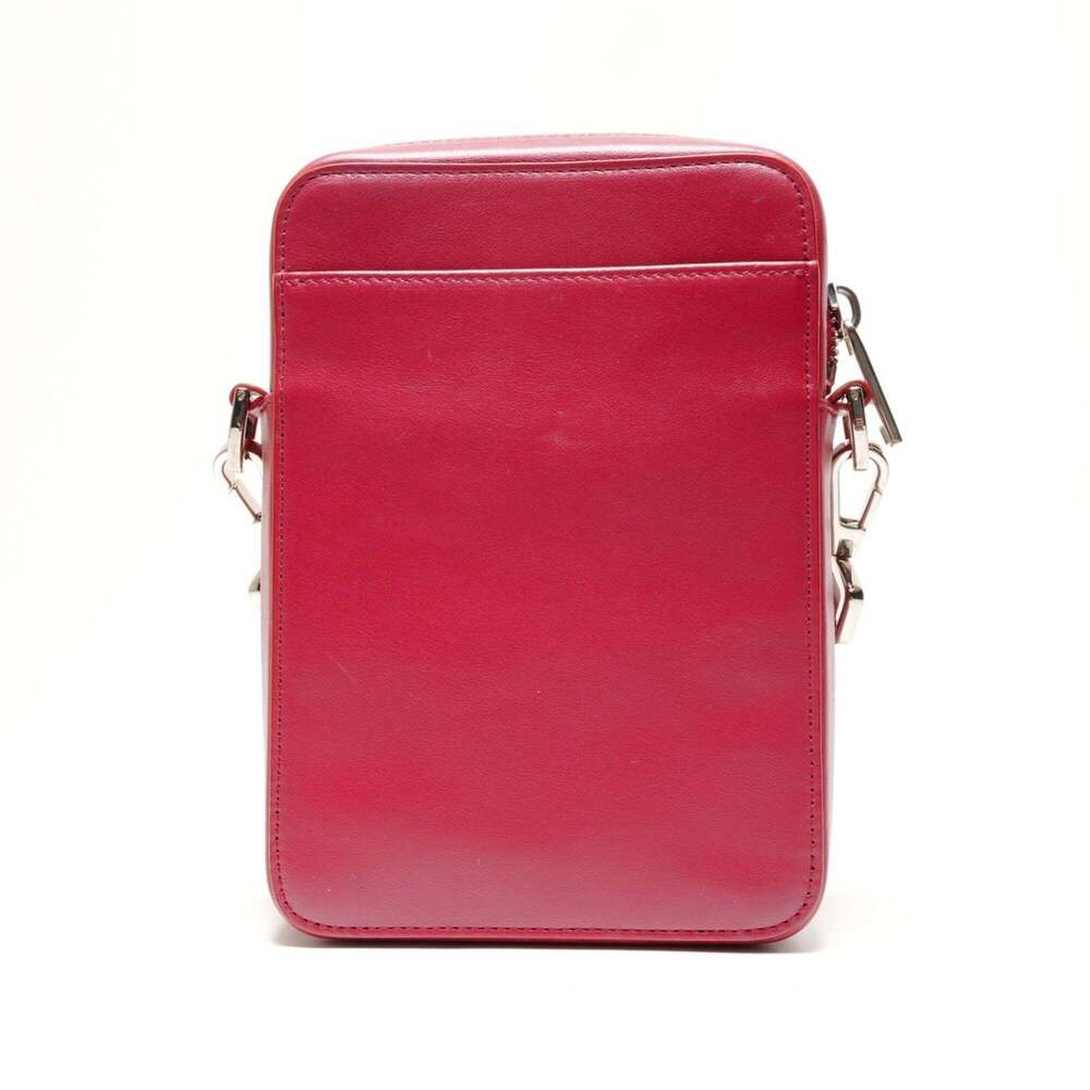 CHRISTIAN DIOR Red Leather Trotter Shoulder Bag - Picture 2 of 13